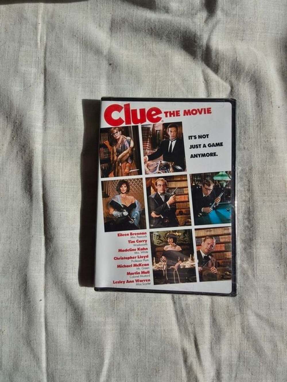 Clue The Movie VHS — White & Red Cover